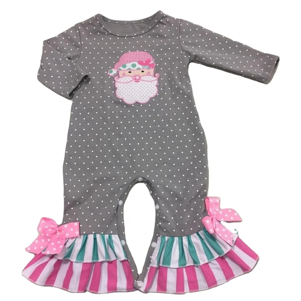 

Christmas baby girl romper 2021 new style clothes kids boutique clothes, As picture