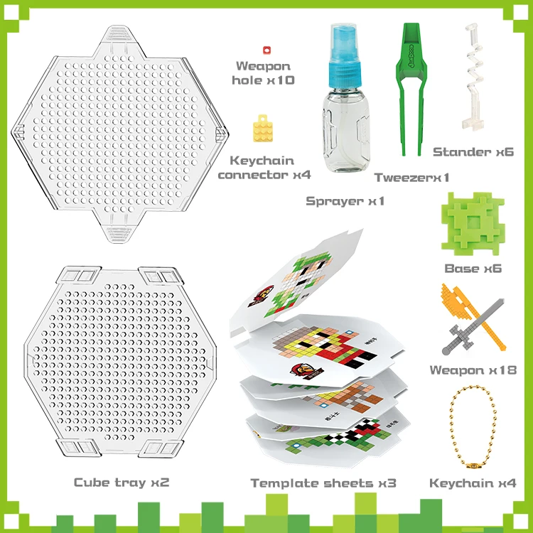 
Jandoon Best selling Water Fused Cubes Educational Puzzle Toy Craft DIY Kit Toys for Children 