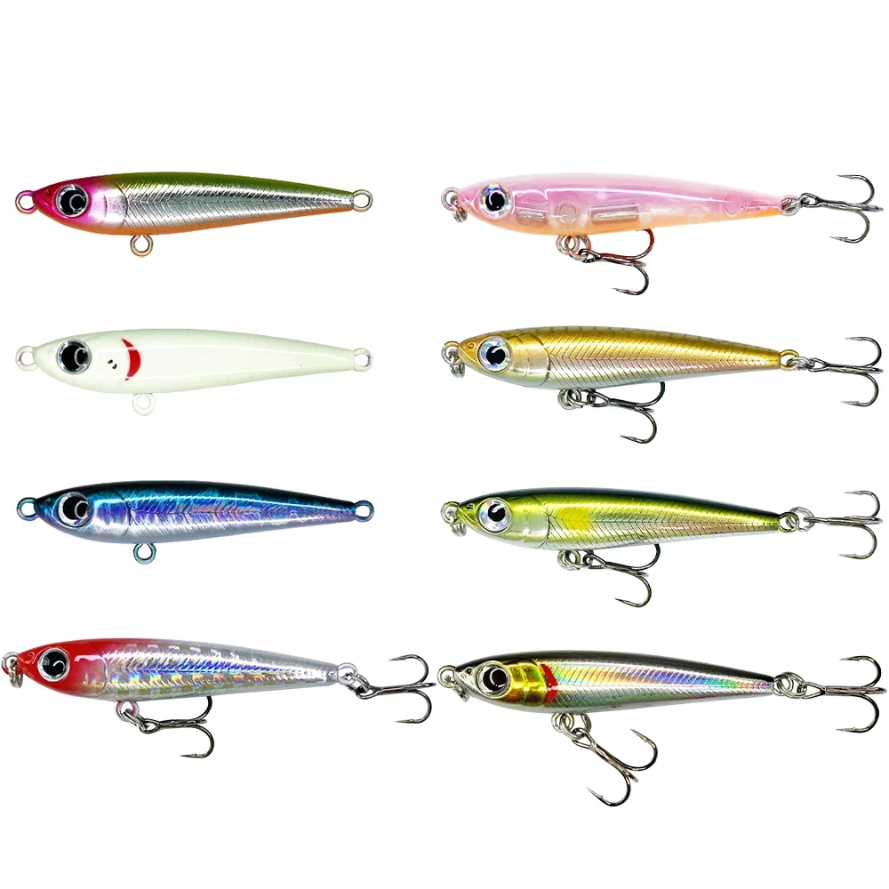 

Newbility 5cm 2.5g fresh water hard plastic fish lure sinking pencil lure, As picture or customized