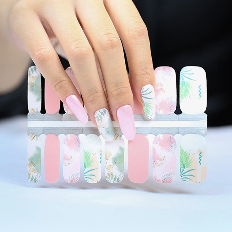 

New design Christmas Nail wraps cute snowman nail polish strips, Cmyk
