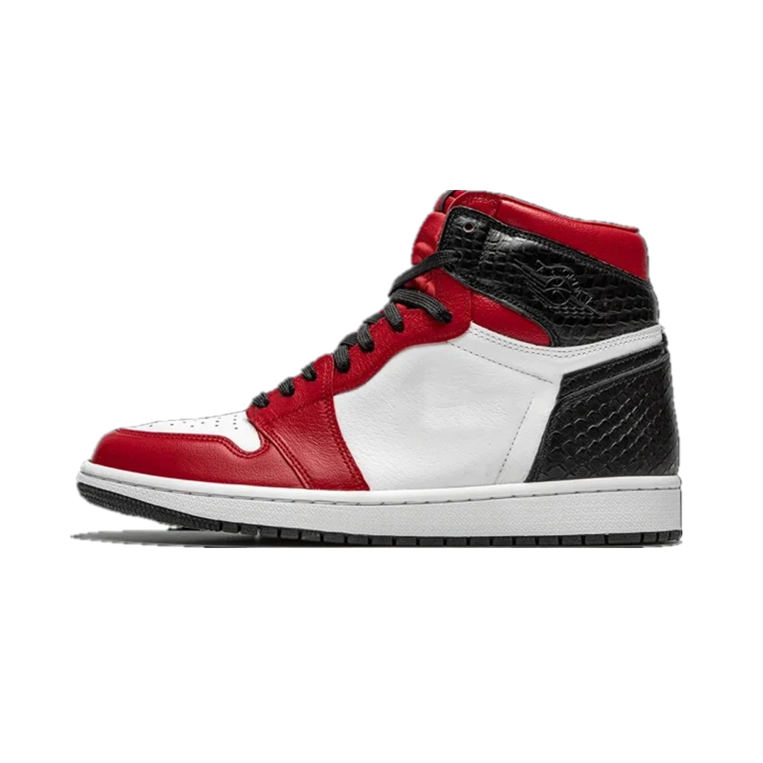 

(Women Size) 1S Satin Red men's women's fashion casual sports basketball running zapatillas shoes cheap sneakers