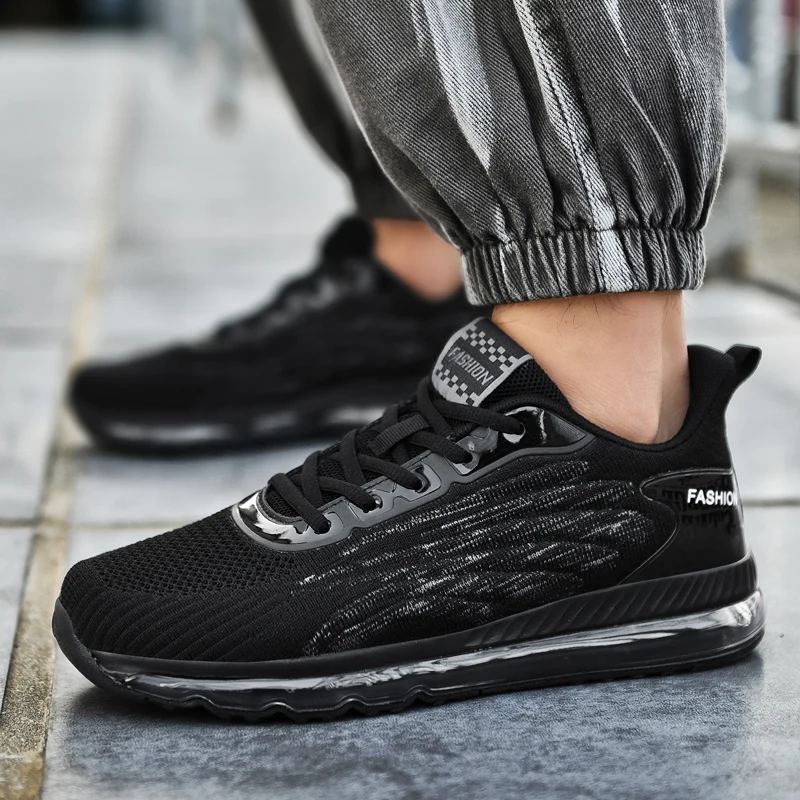 

Male New Style Fashion Brand New Low Top Mesh Air Shoes Suelas Bajas Deportiva Sneakers Respirante Cushioning Big Size