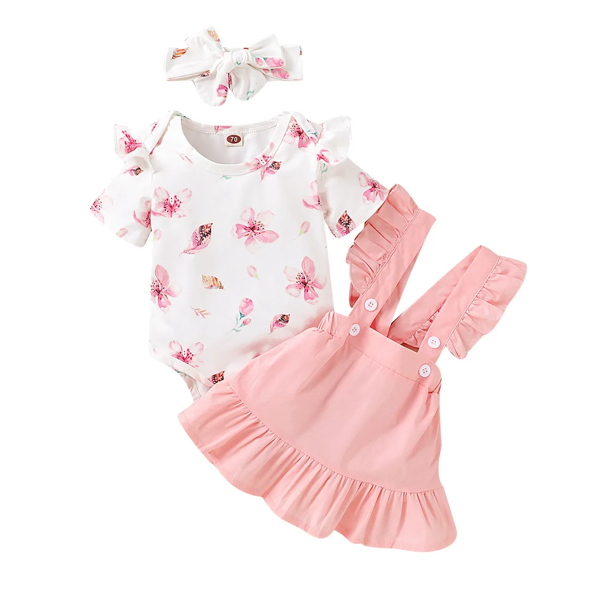 

Chinese manufacturer flower print casual custom new born baby clothes romper