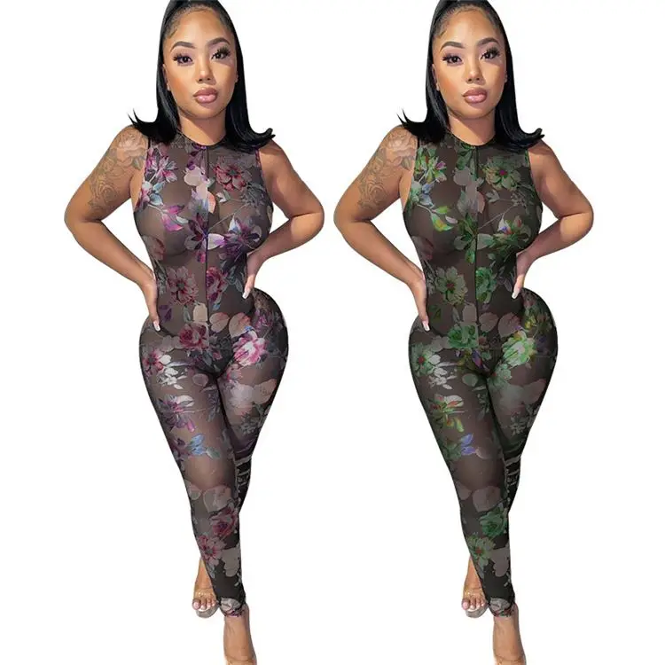 

Women Clothes 2021 Women Jumpsuits and Rompers 1031708 Wholesale Fashion Mid Waist Casual Flat Front 1 Piece/set Knitting Spring