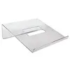 clear acrylic plastic computer keyboard stand perspex laptop riser