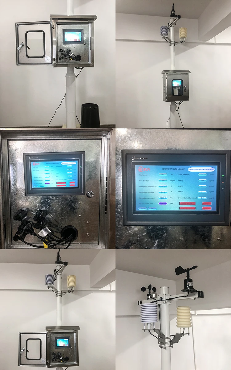 Rika Rk60007a Lcd Weather Station Sensors Wifi Data Logger Recorder