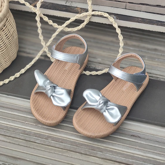 

Korean version of single shoe girl bow style princess shoes