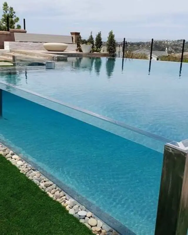 

clear acrylic panel swimming pool bath ntatorium cube rectangle cylinder diving board underwater windows and walls, Customized