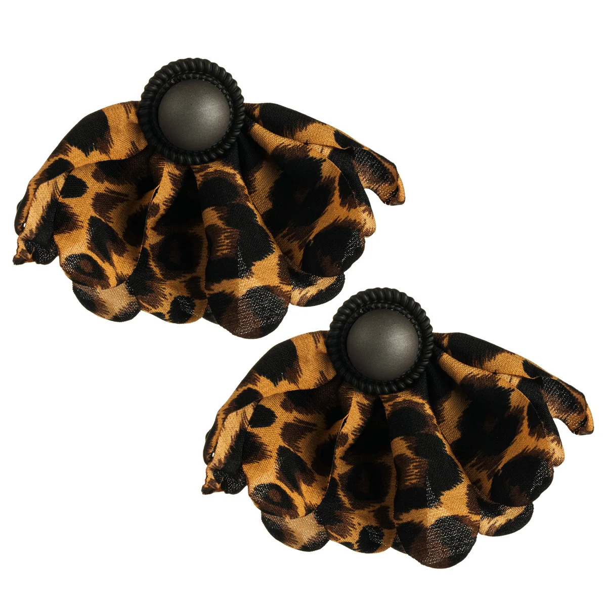 

Vintage Lace Leopard Wedding women Party jewelry resin stud earrings