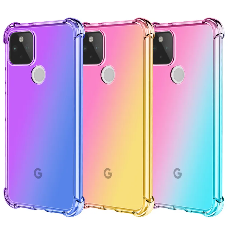 

High Quality 1.5 MM Soft TPU Shockproof For Google Pixel 4 Back Cover For Google Pixel 4a Phone Covers For Google Pixel 5 Case