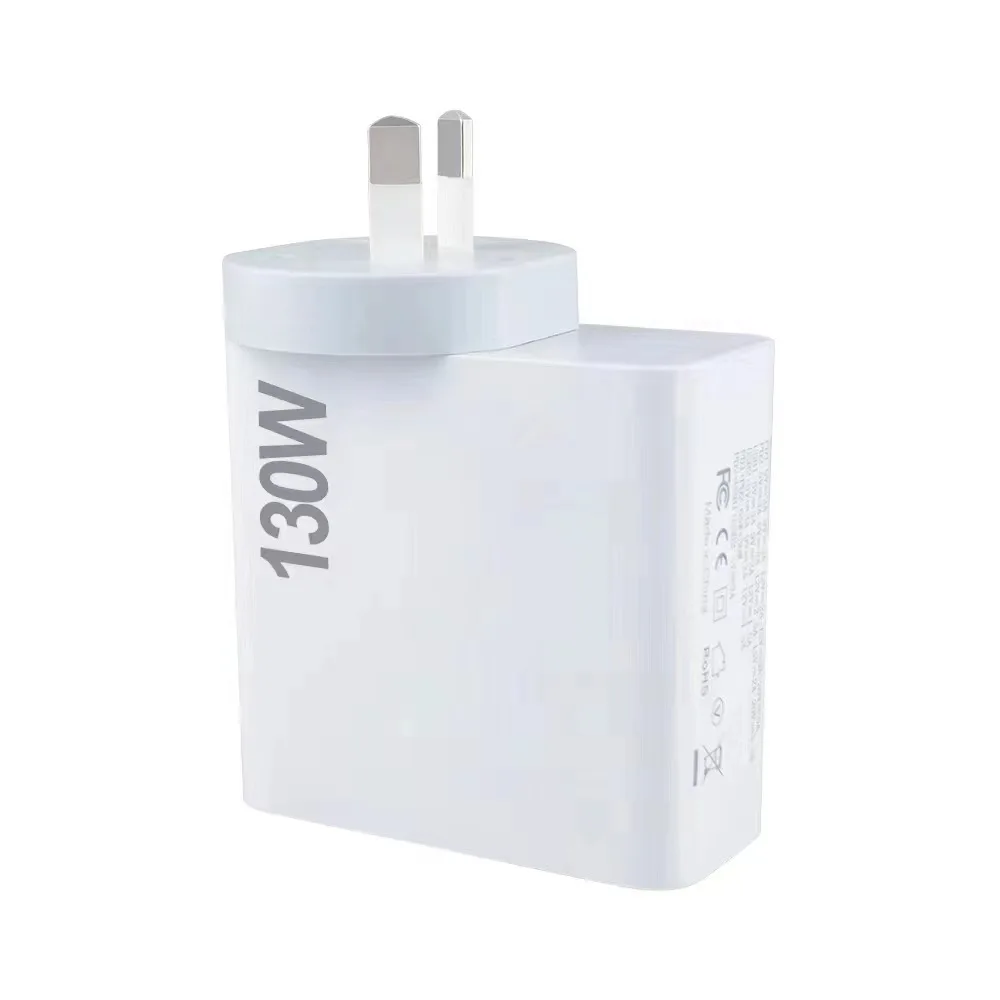 

Factory Wholesale 130W USB C GaN QC3.0 Type-C Wall Charger 4 Port PD Phone Chargers Multi-Device Compatibility GaN Charger