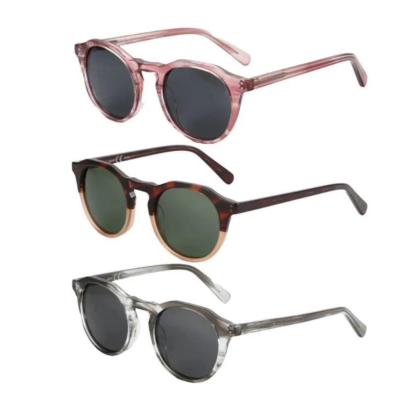 

Cool Retro Brand Design Sunglasses 2023 Fashion Women Acetate Frame Sun Glasses Shade