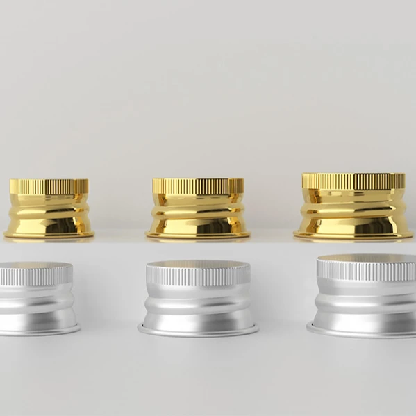 

silver gold screw 18/20/24/400 aluminum gel polish cap without inner