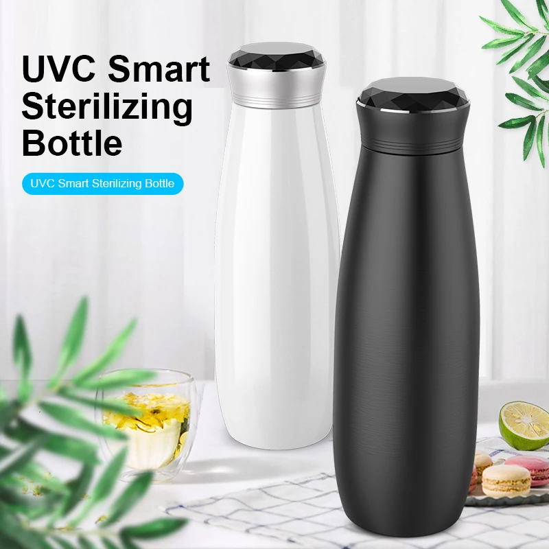 

New Arrival Temperature Display UV Double Wall Vacuum Insulated Stainless Steel Water Bottle