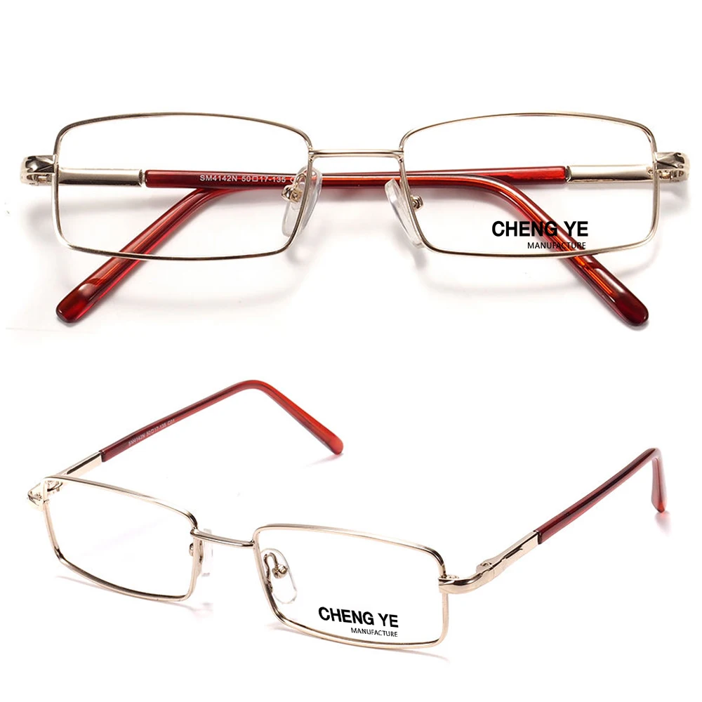 

Factory promotion high quality modern excellent design lady metal optical eyewear