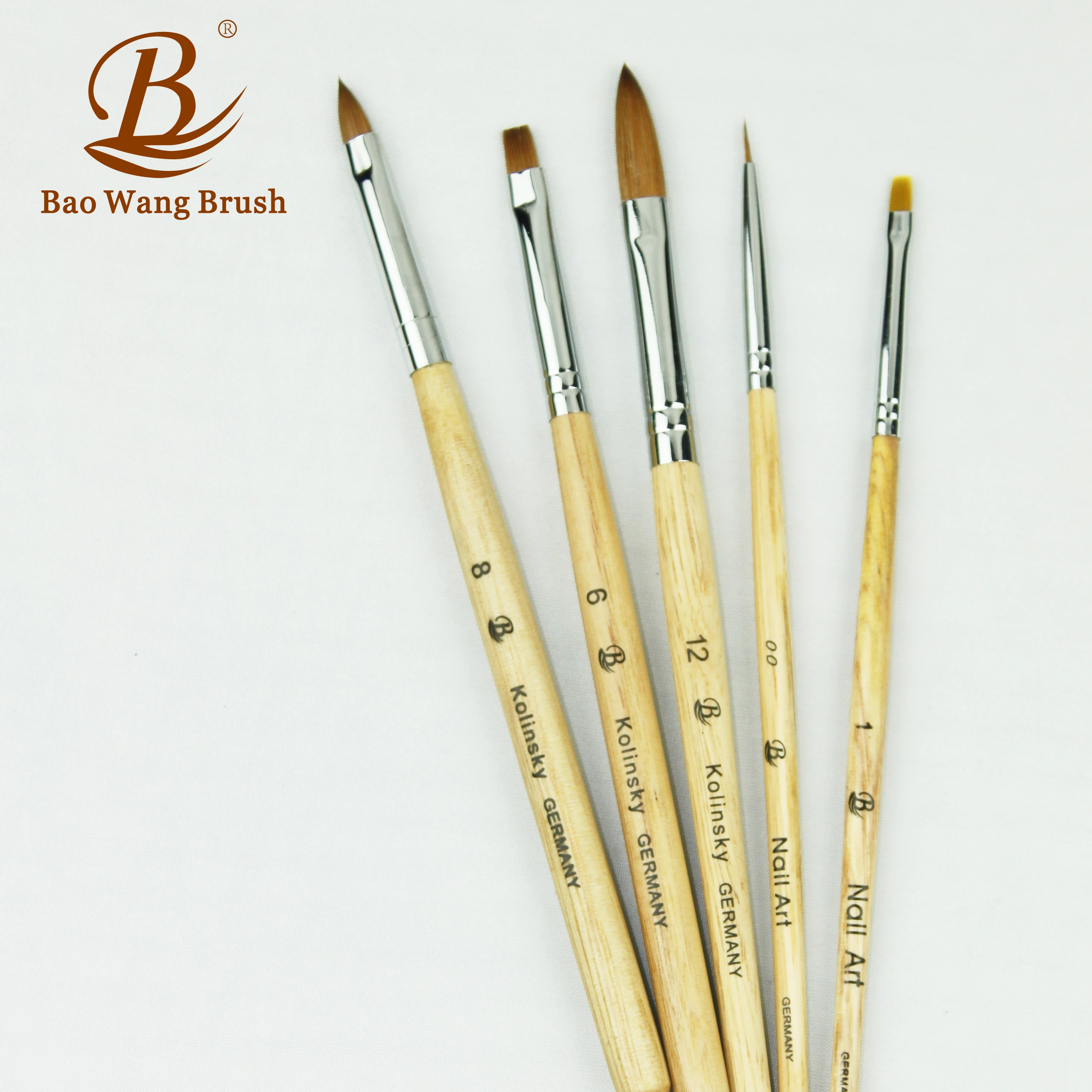 

Custom Cosmetic nail brushes kolinsky