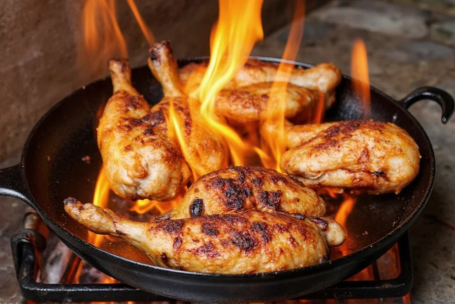 Smoke alarm going off during blackened chicken cooking