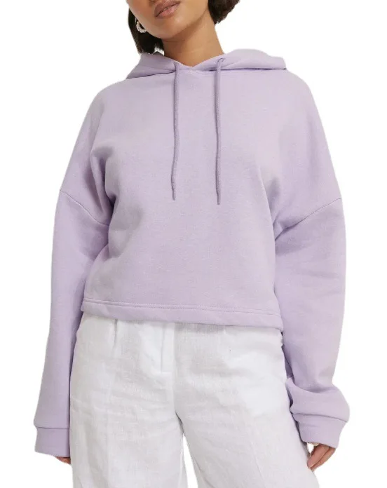 

2021 designer cotton streetwear heavyweight crop top women's hoodies & sweatshirts