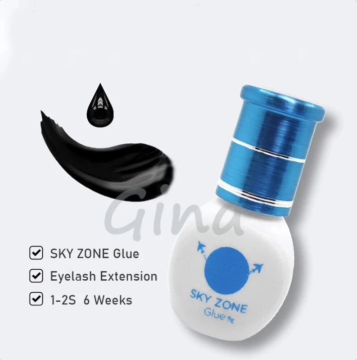 

False eyelash glue sensitive adhesive 5ml black sky zone glue private label KOREA eyelash sky glue adhesive
