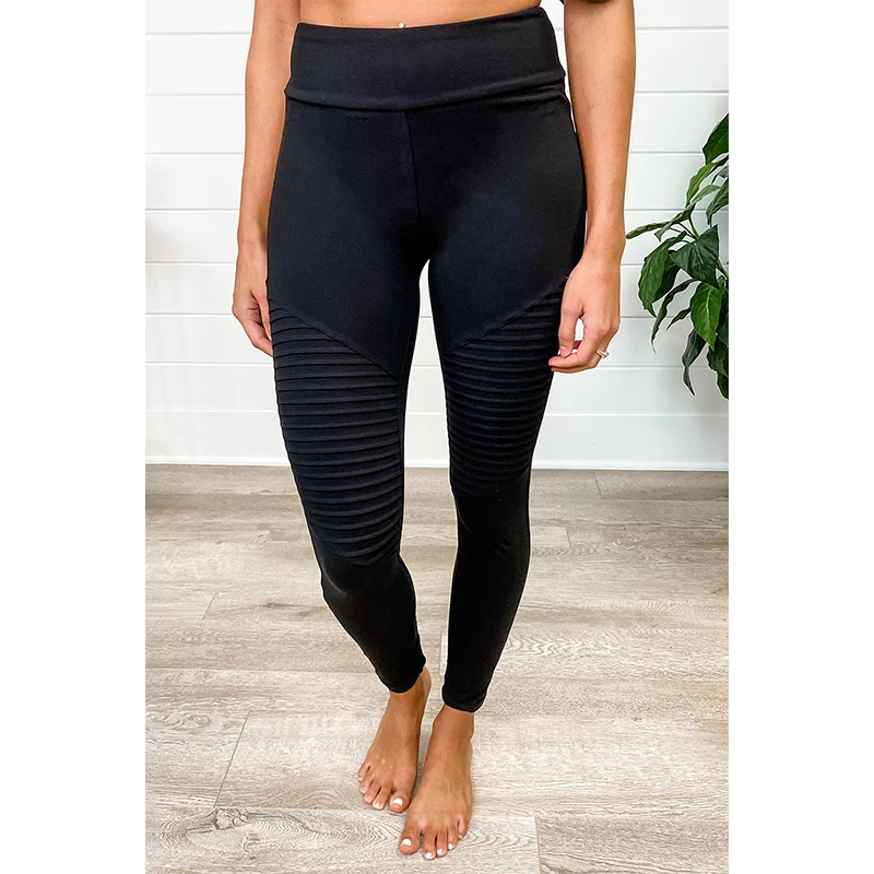 

OEM Wholesale Spliced High Waist Ladies Yoga Leggings Women Sport Fitness