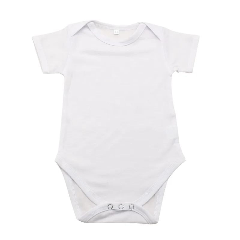 

new style hot selling sublimation custom baby onsies Newborn Short sleeve baby boy baby girl rompers, As picture