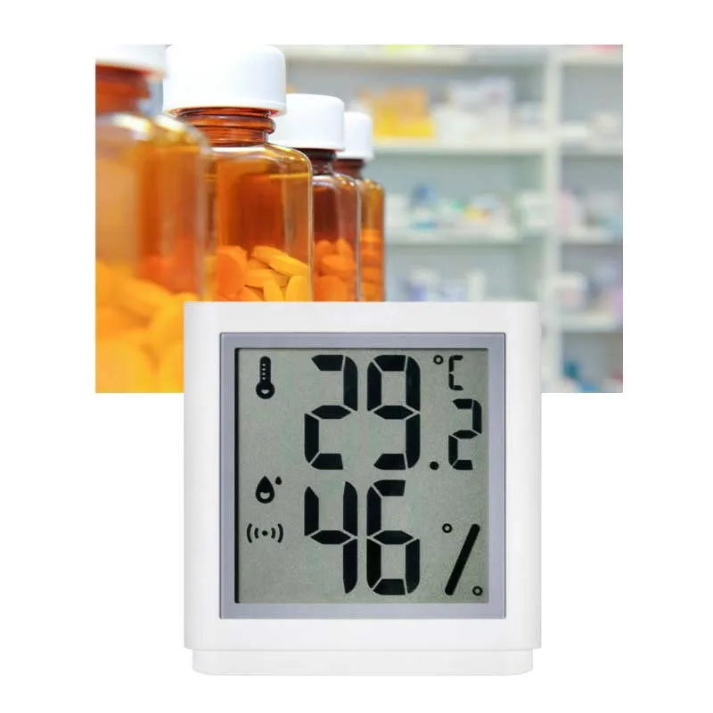 

Wireless Thermometer Hygrometer Large Screen Display Real-time Temperature and Humidity Data High Accuracy Smart App Control