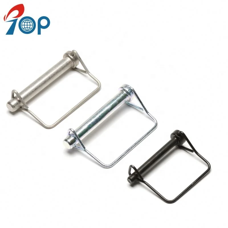 Top Zinc Plated Locking Pin With Square Wire Retainer Buy Locking Pin