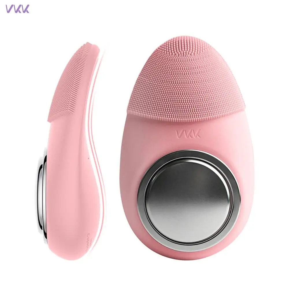 
Vkk Best Seller Waterproof Pore Cleanser Electric Sonic 3D Facial Cleansing Brush 