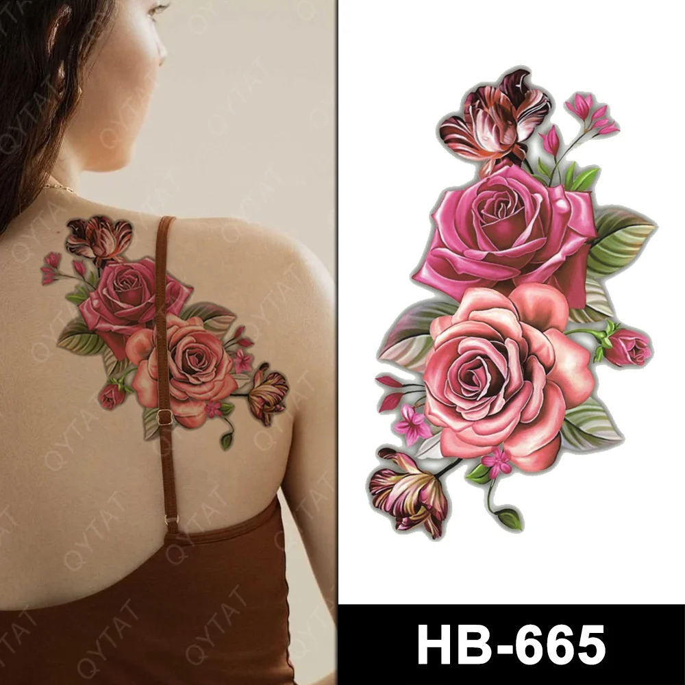 

Hot-selling Water Transfer Temporary Personalized Tattoo Sticker, Black/ gray/ colourful