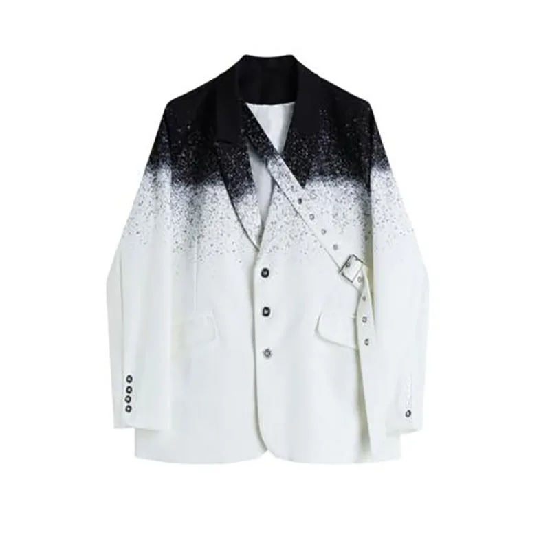 

2021 Blazers Ladies Women Suit Blazer Coat Pants Suit Blazers, Black white