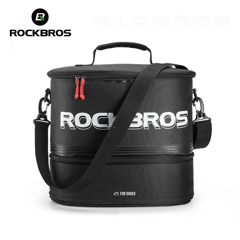 

ROCKBROS H19 Waterproof Cycling Bag Multifunctional Travel Shoulder Bag, Black