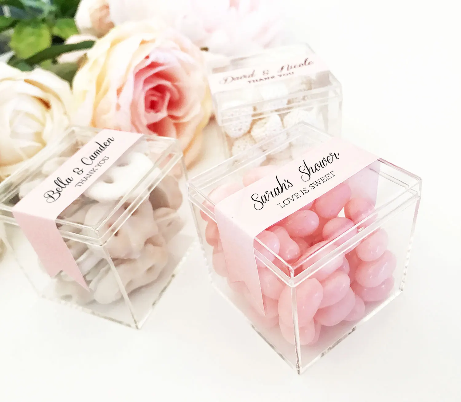 

Party Gift Wedding Candy Box Transparent Clear Plastic Acrylic Transparent Cube