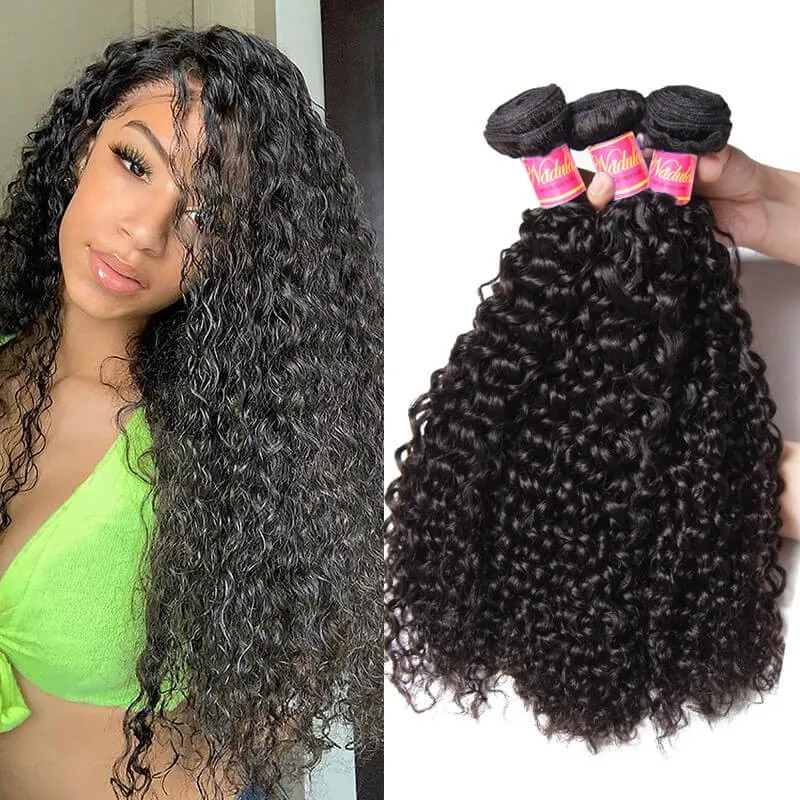 

JP Best Lasting 100% Virgin Human Hair Brazilian Curly Wave, Natural black
