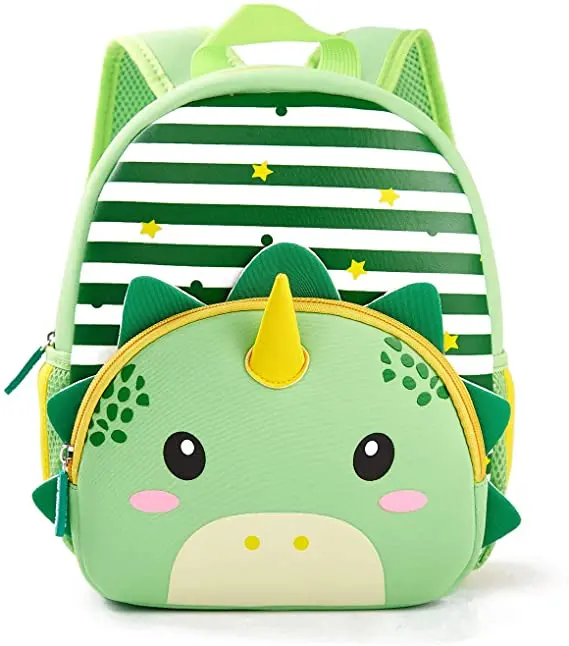 

Toddler Backpack Waterproof Preschool Backpack 3D Cute Cartoon Neoprene Animal Schoolbag for Kids for 2-5 Years Boys Girls