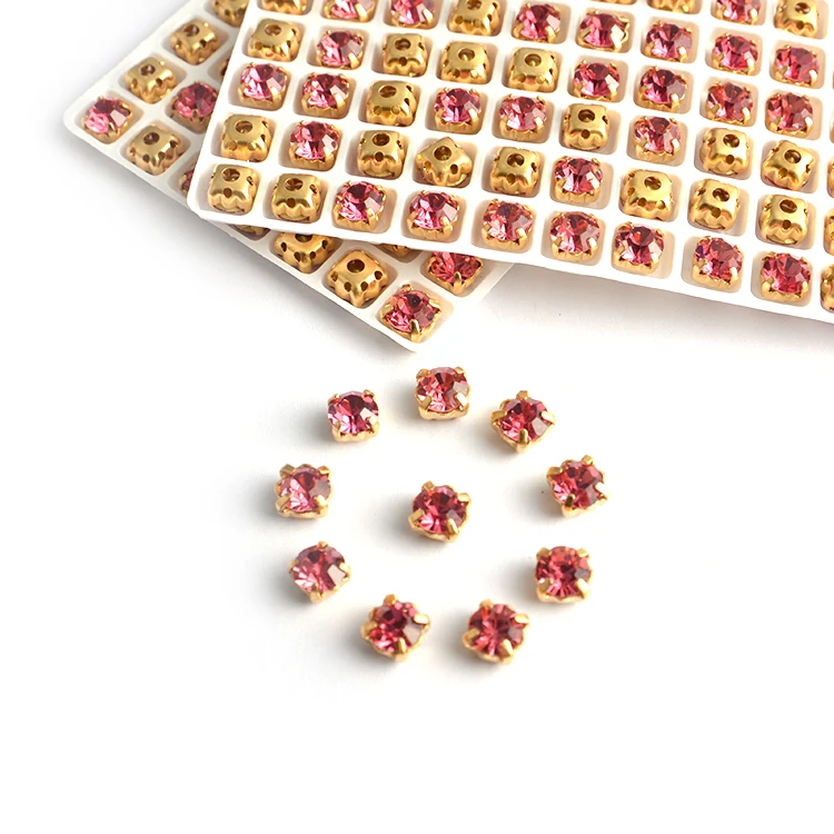

JC Crystal Wholesale Fancy Color Diamond Glass crystal fancy rhinestones with prongs, Colorful