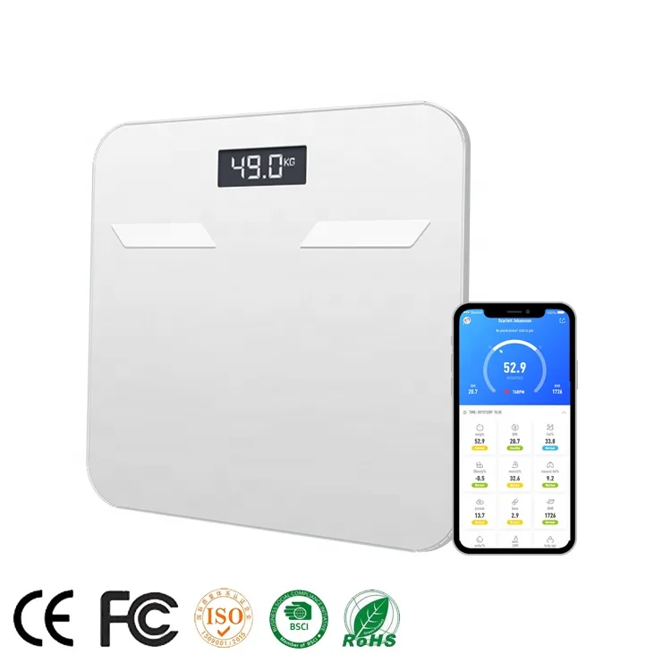 

BMI Digital Weighing Hook Bathroom Smart Weigh Bluetooth Body Fat Scale