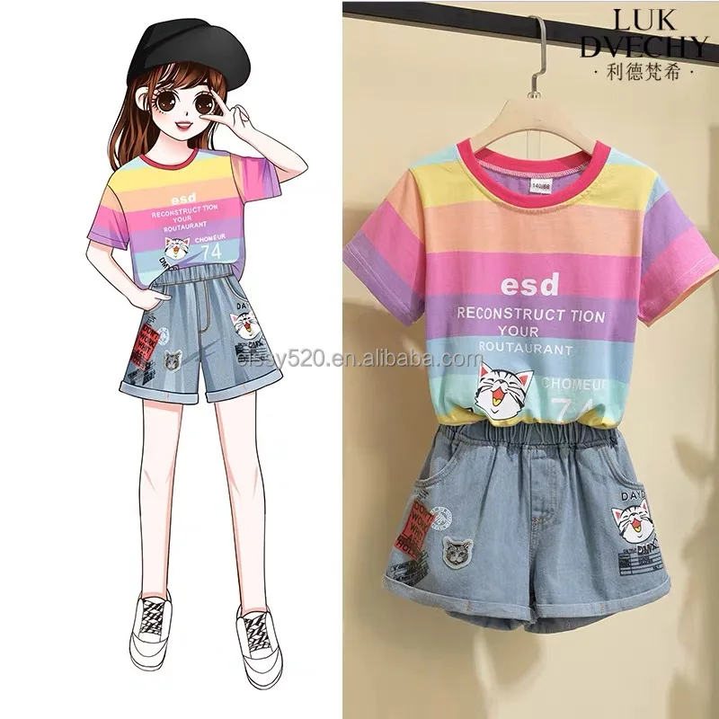 

2021Hot Selling Children's short sleeve suit Children's Clothes
