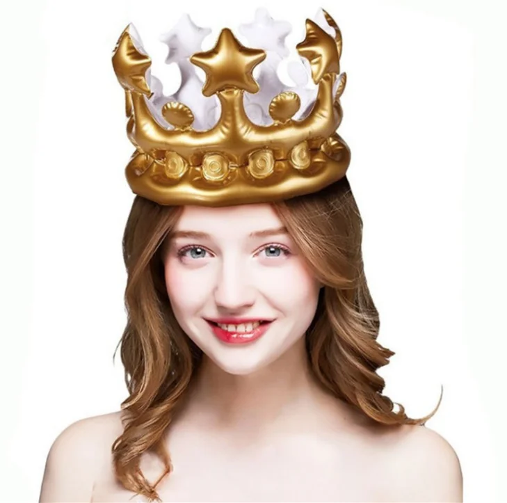 

Christmas Decorations Inflatable Princess Crown and Kids Birthday Party Inflatable Crown