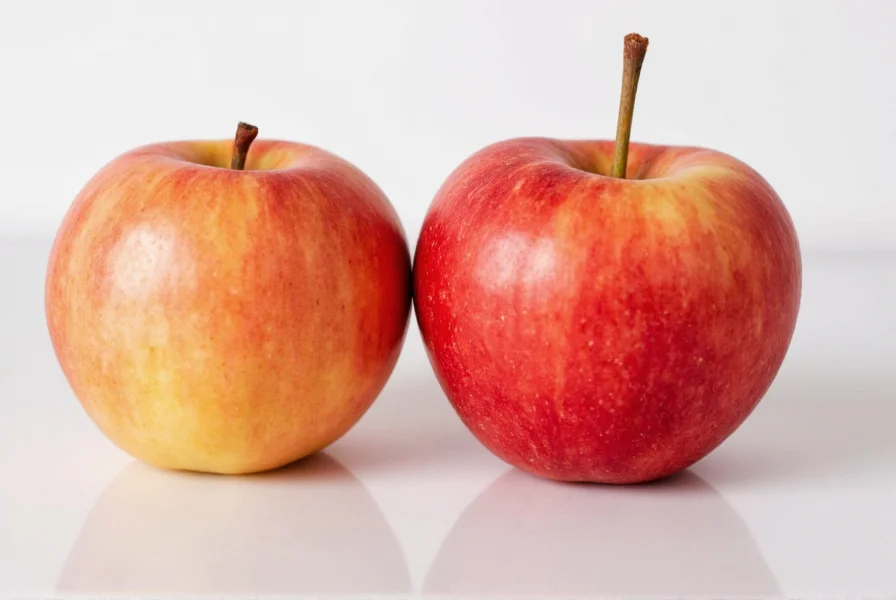 Fresh sliced apples and cinnamon sticks arranged on wooden cutting board with natural lighting