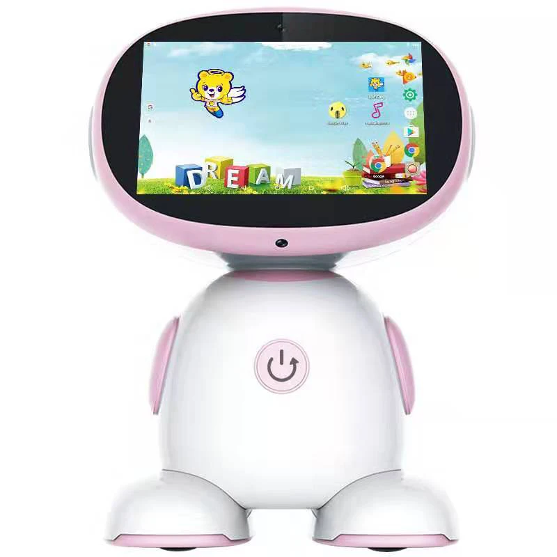 

OKAI AI Children Intelligent Early Education Robot Multifunctional Learning Machine Voice Dialogue Gifts For Boys and Girls, Blue, pink