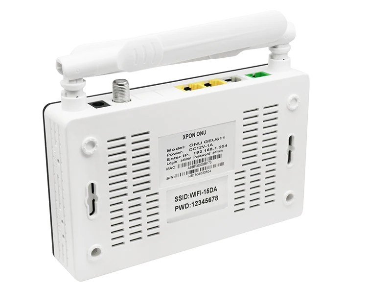 OEM CATV GPON ONU ONT 1G1F+WIFI+CATV router price