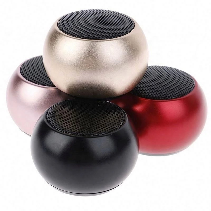 

Mini M3 heavy bass subwoofer plating perfect sound Speakers Sports Portable music player Small Round Wireless Speaker for party