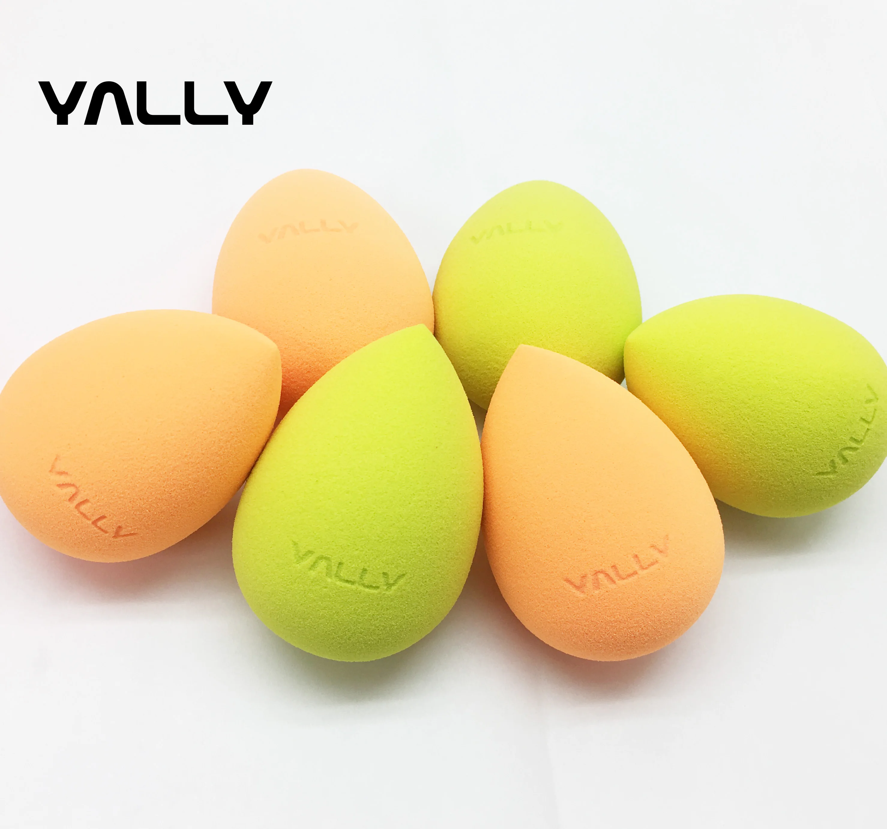 

Private LOGO soft 3D beauty blend sponge puff with engraved Laser Logo makeup sponge egg blender puff cosmetic tools, Customized color