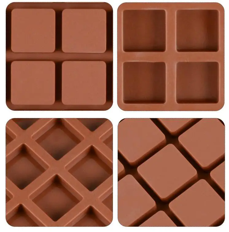 80腔方形硬糖硅胶模具巧克力