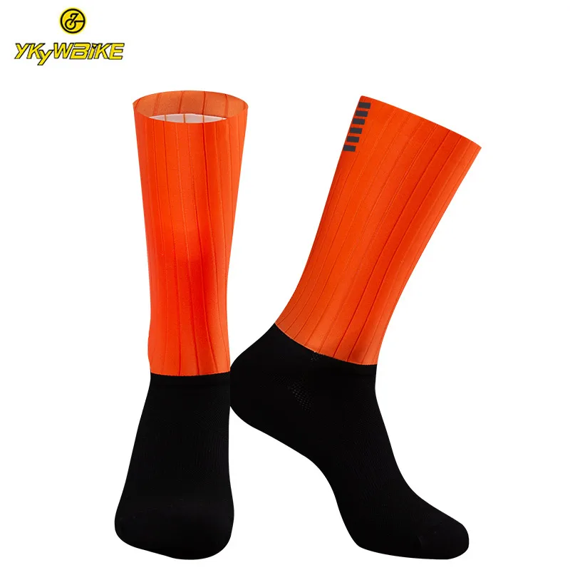 Customized Color Design Compression anti slip Cycling Socks