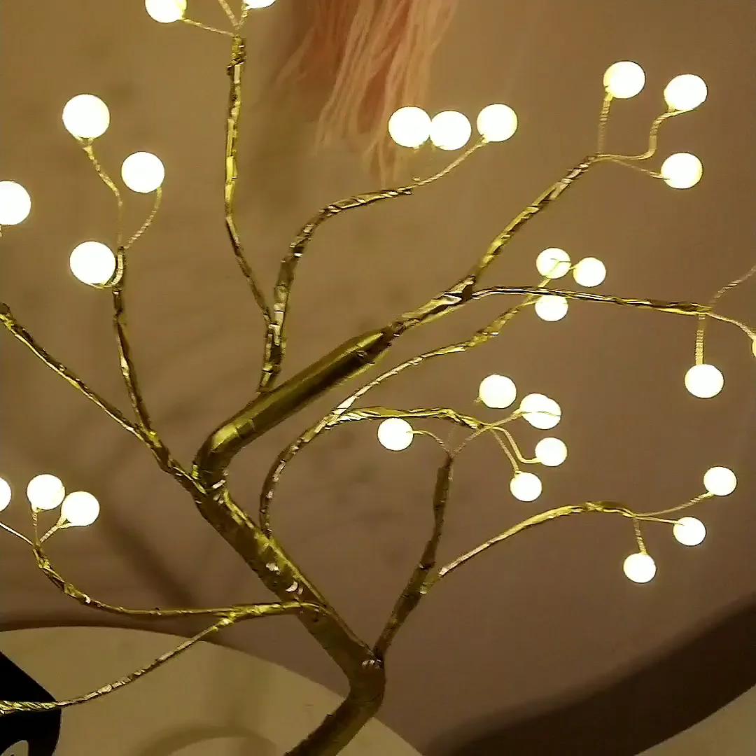 Amazon Hot Sale Led Tree Lamp Romantic And Beautiful Christmas Greeting