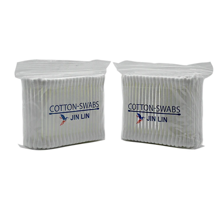 

wholesale eco q tips daily use disposable ear plastic stick cotton swab with good qualiti, Wooden stick+white cotton