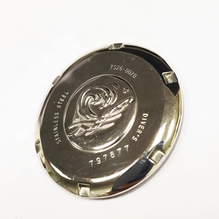 

High quality Watch parts making 316L Waterproof Engraved Back Cover Stainless steel Watch Caseback