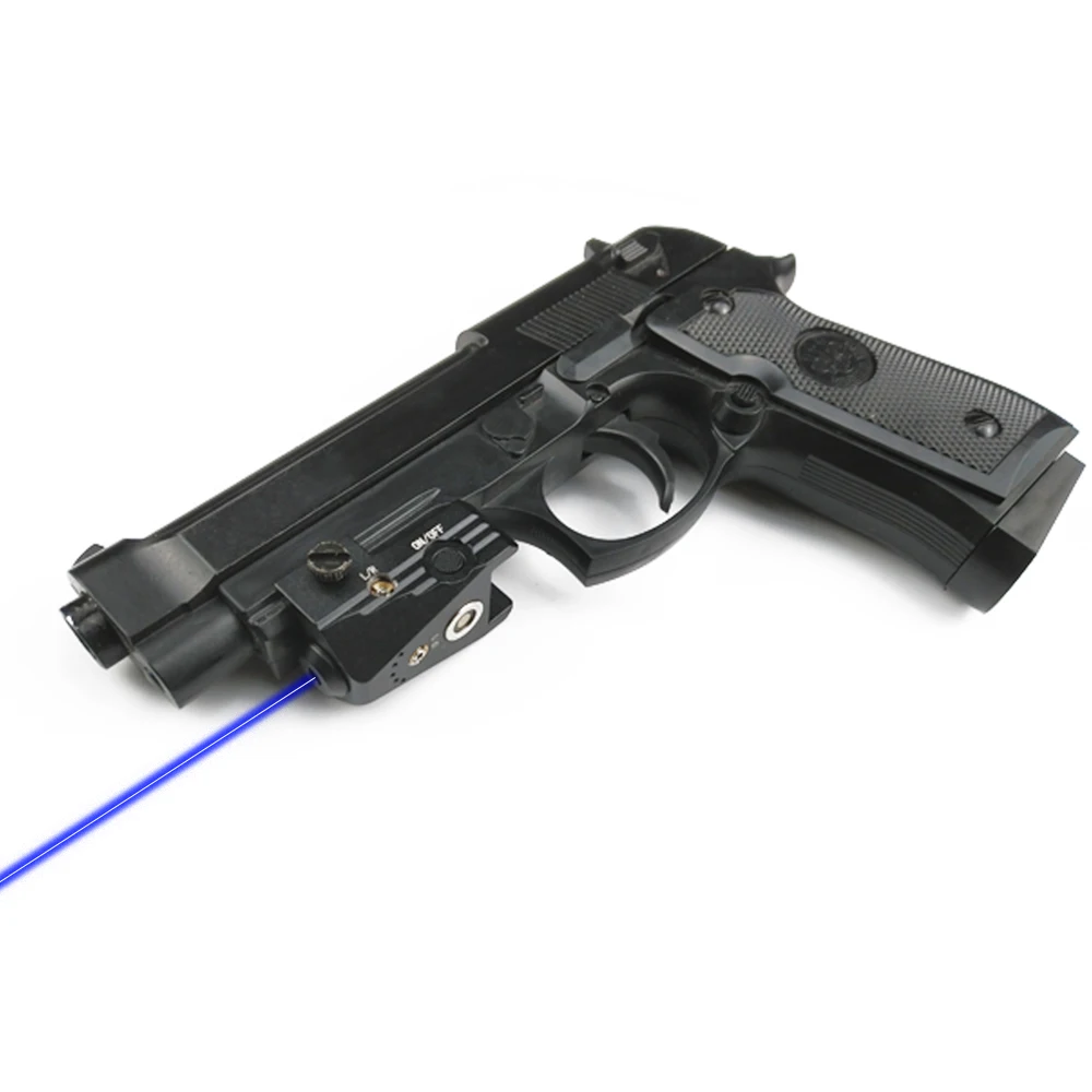 

Droppping Mini Tactical Blue Laser Beam Gun Laser Sight for Pistol Airsof Guns and Weapons 20mm Picatinny Mount