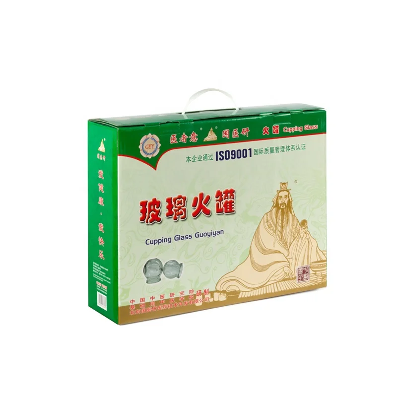 
Chinese traditional medicine 12 different size fire glass cupping set with hijama vacuum cupping glass 